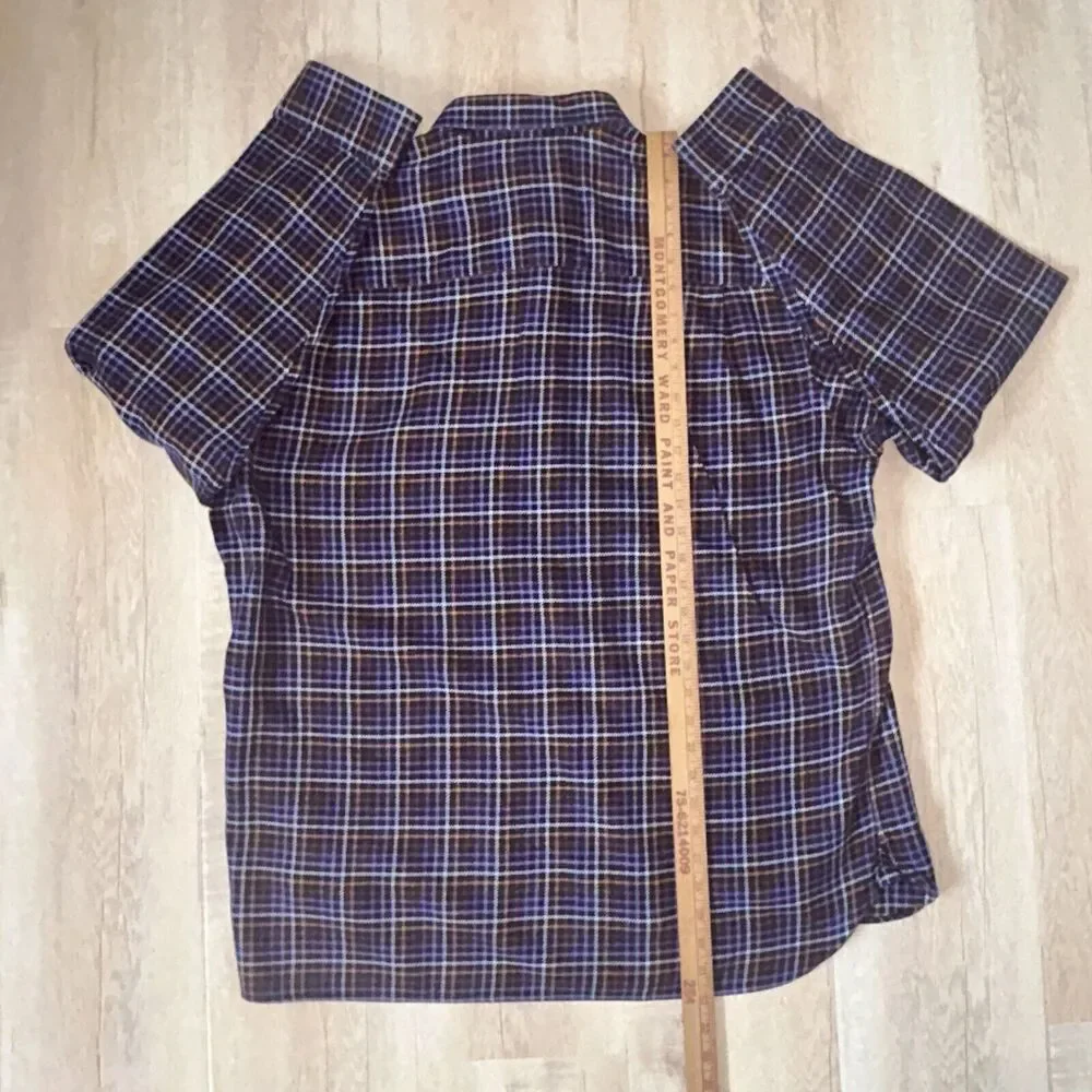 Paul Fredrick Medium Weight Button Shirt Men's XL Multicolor Long Sleeve Cotton - Picture 6 of 7